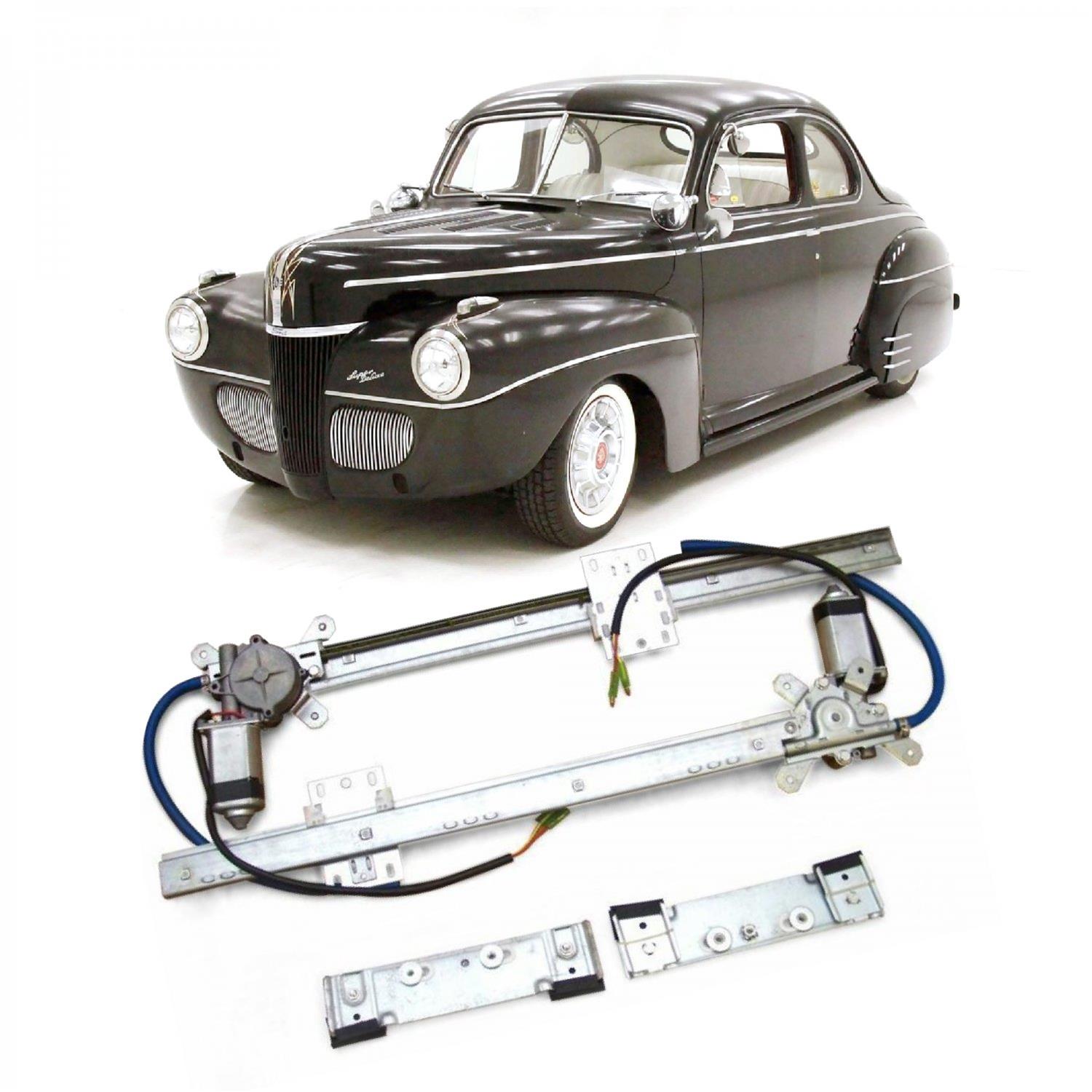 AutoLoc AUTA33BE9 AutoLoc FlatGlass Power Window Conversion Kits Summit Racing