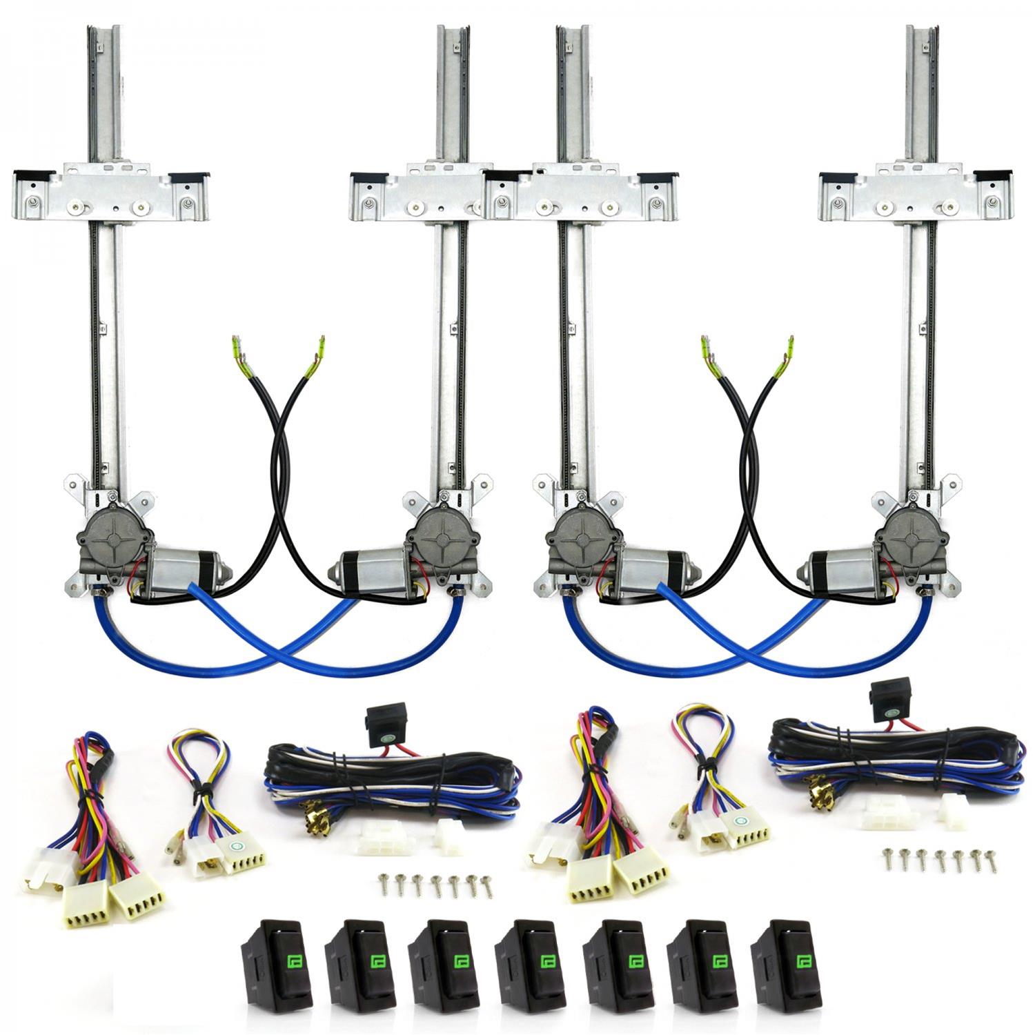 AutoLoc AUTPW55037 AutoLoc FlatGlass Power Window Conversion Kits