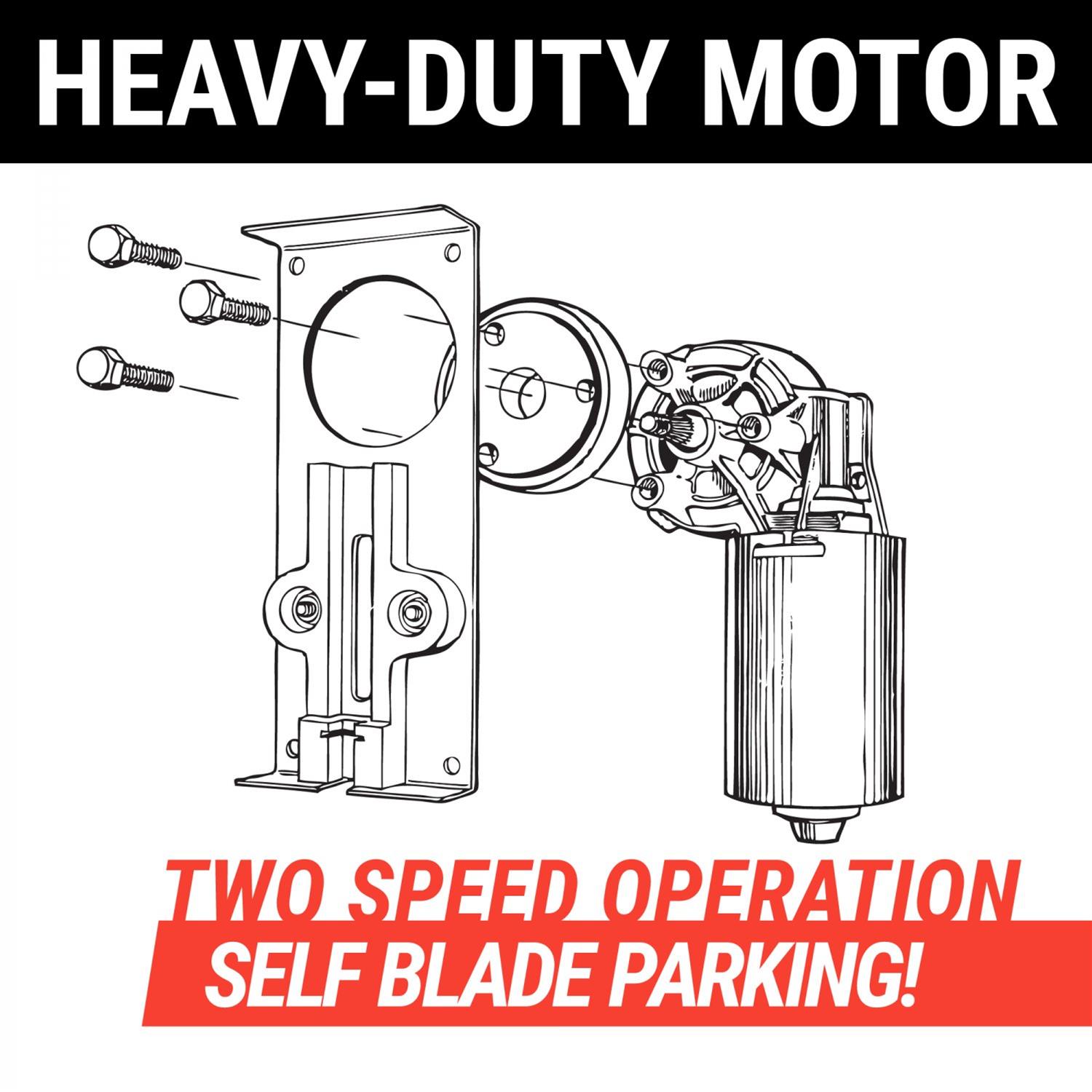 AutoLoc AUTWIPER2 AutoLoc Heavy-Duty Power Windshield Wiper Kits
