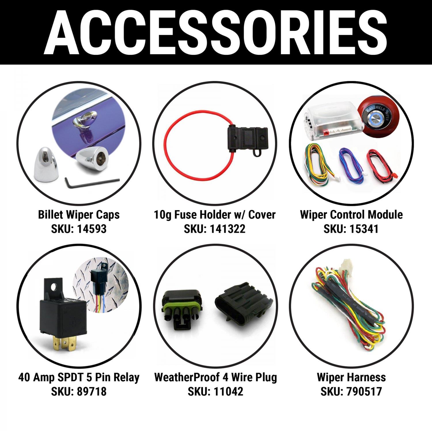 AutoLoc AUTWIPER2 AutoLoc Heavy-Duty Power Windshield Wiper Kits