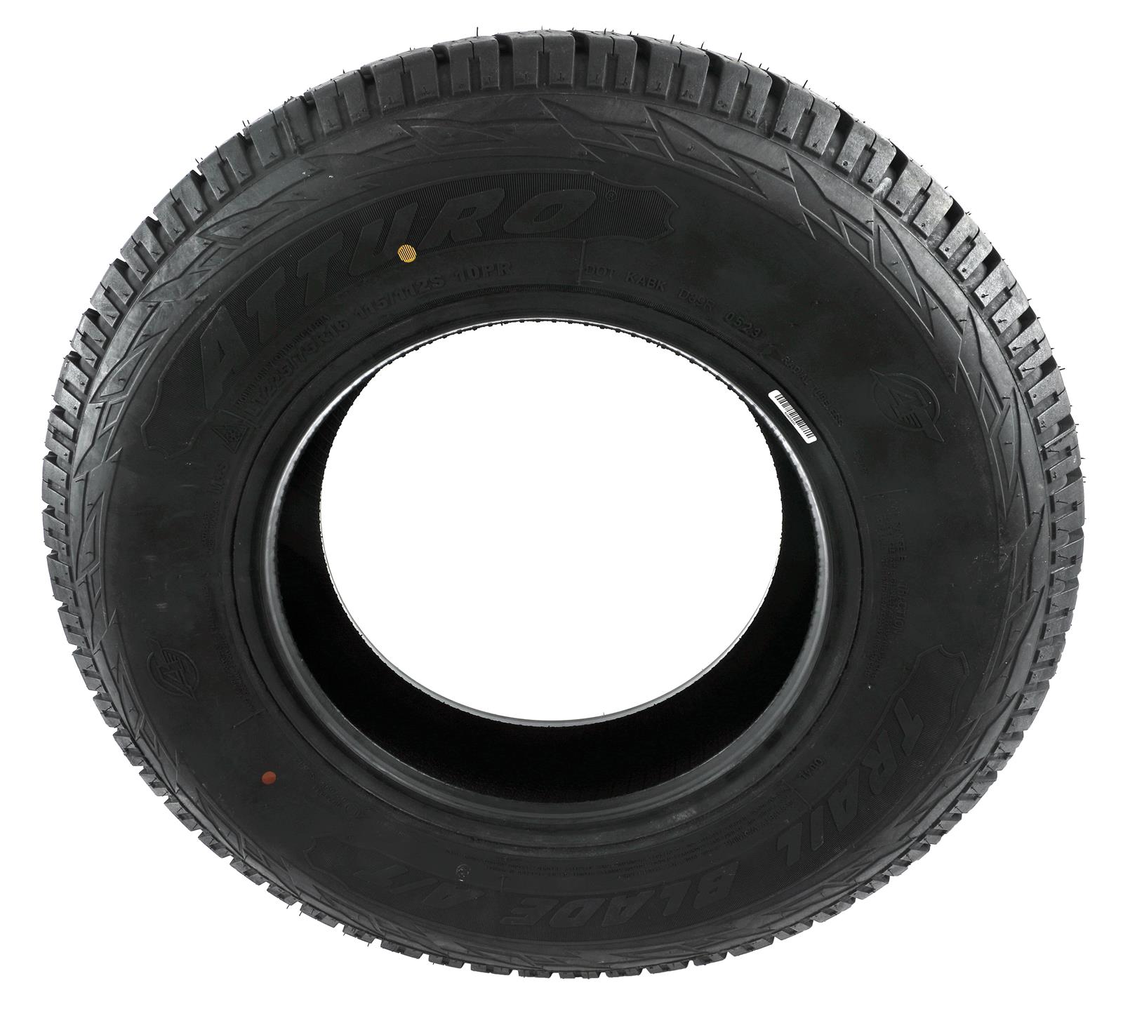 Atturo Trail Blade A/T Tires 225/75-16 Tires, A/T, LT, 225/75-16, All-season, Radial, Blackwall, Severe Snow Rated, S Speed Rating, 115/112 Load Index, Each
