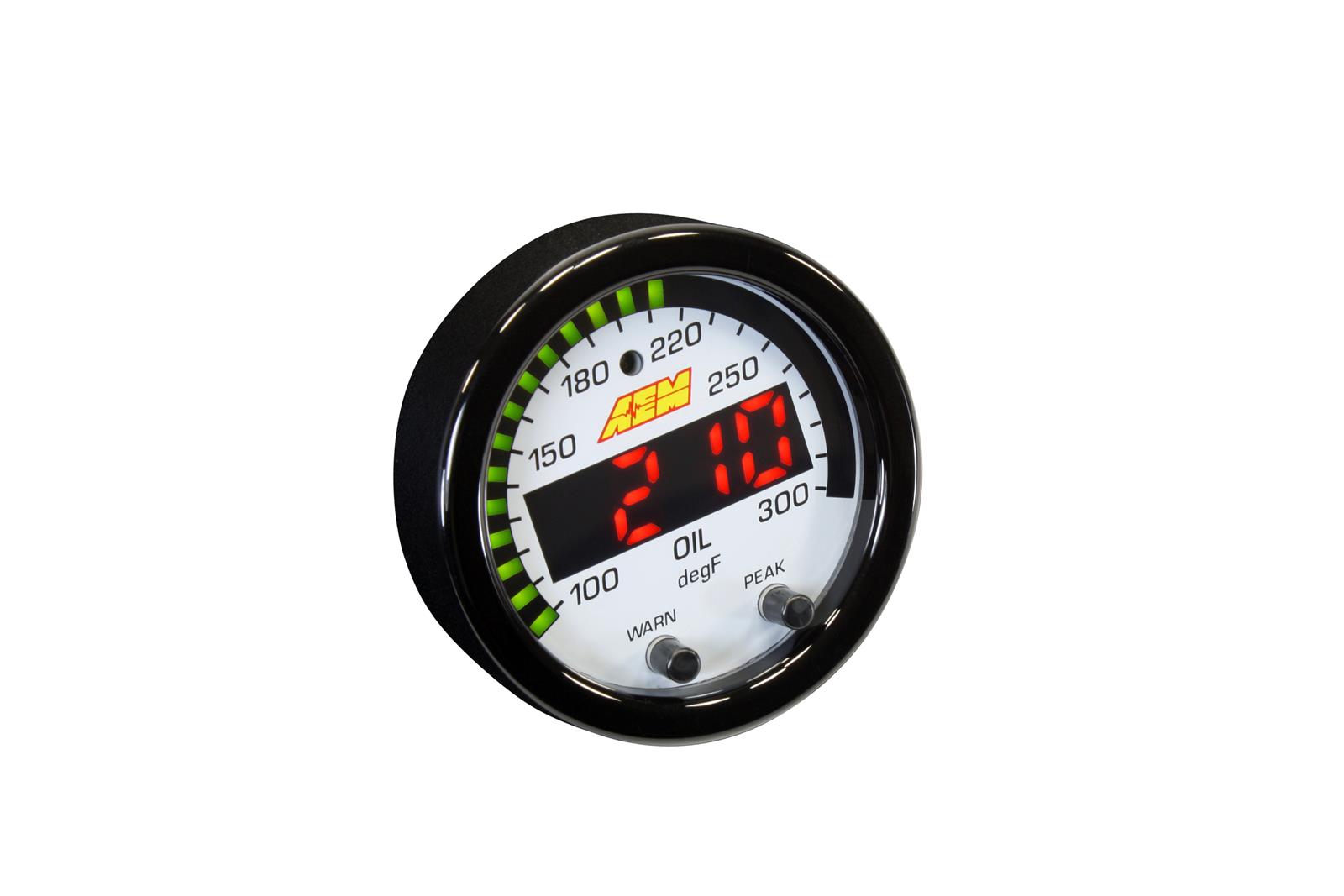 AEM Electronics Oil/Transmission/Coolant Temperature Gauge Digital 52mm -  Universal