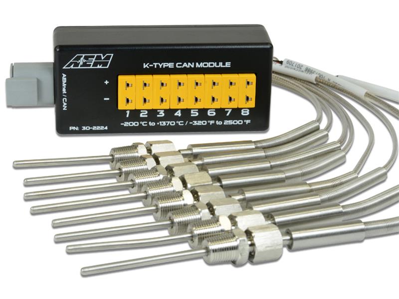 AEM Electronics 30-2224 AEM Electronics 8-Channel K-Type EGT CAN