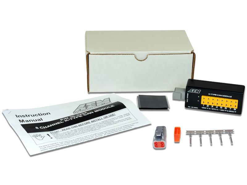 AEM Electronics 30-2224 AEM Electronics 8-Channel K-Type EGT CAN