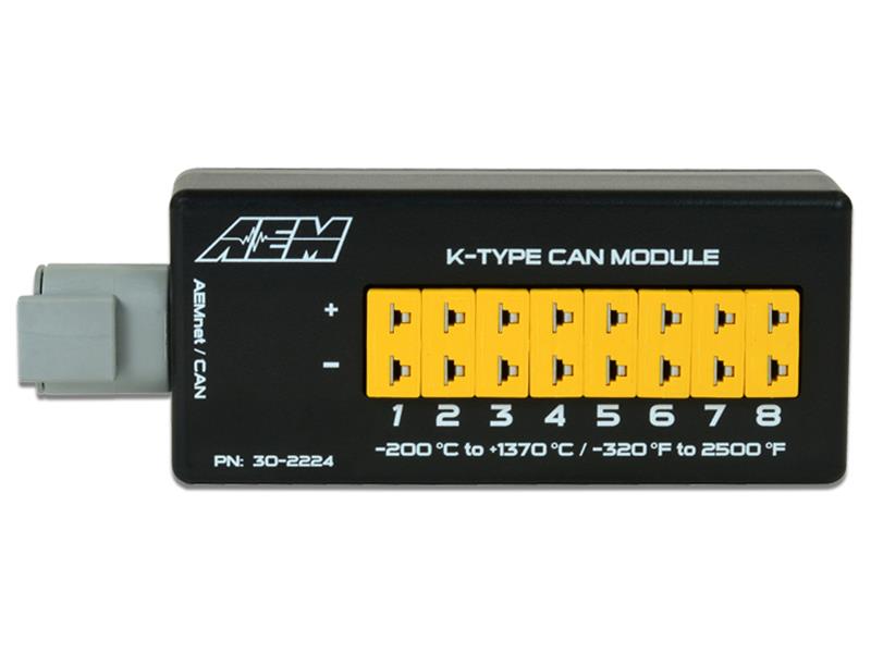 AEM Electronics 30-2224 AEM Electronics 8-Channel K-Type EGT CAN
