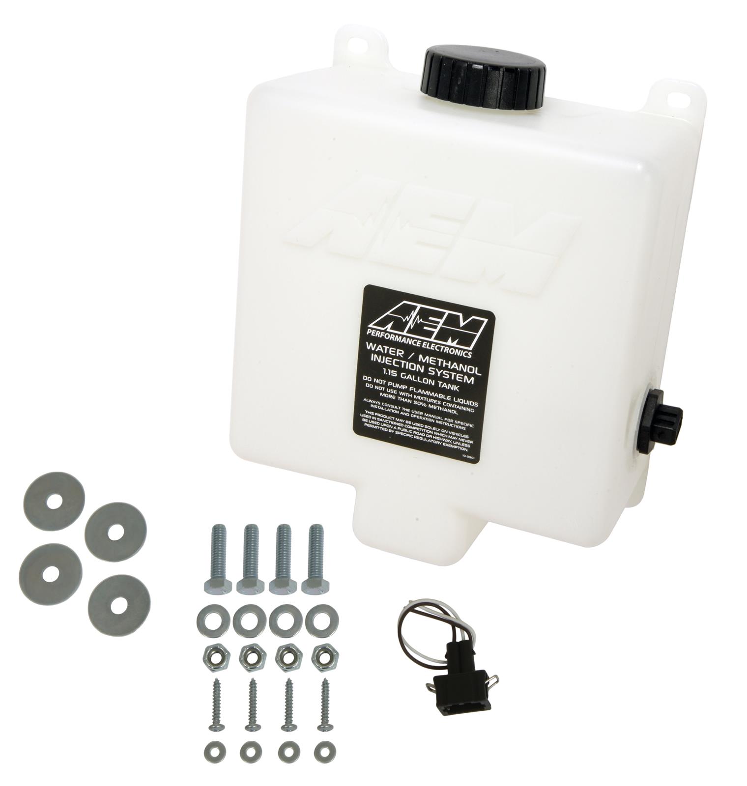 AEM V3 1 Gallon Water Methanol Injection Tank W/ low fluid level sensor 30-3325 