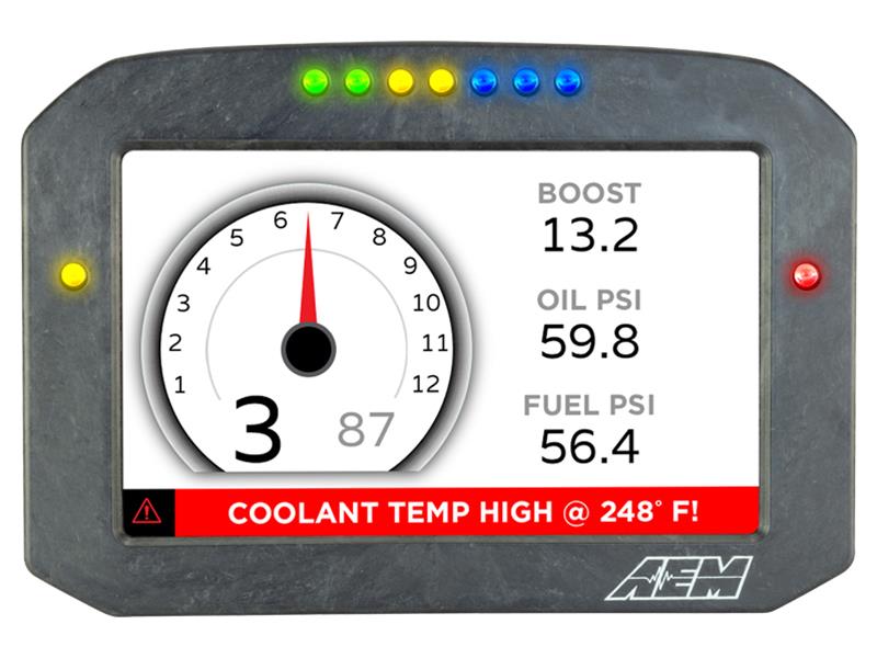 AEM CD-7L Carbon Logging Flush Digital Dash Display thumbnail 4