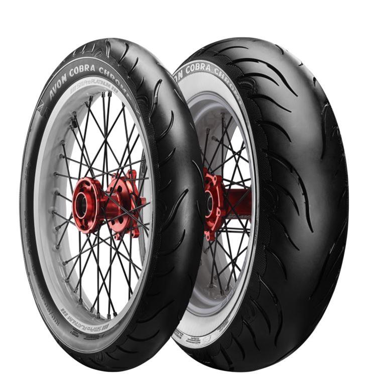 Avon Tyres 640569 Avon Cobra Chrome Trike Tires Summit Racing