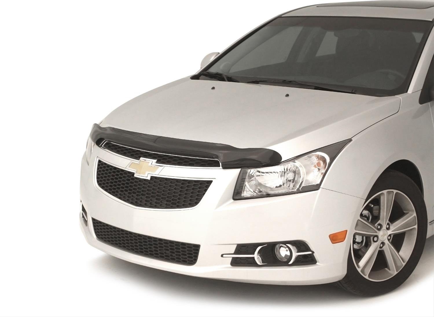 Husky Hood Shields for 2011-2015 CRUZE - 2810419 Bug Guard, Carflector, Acrylic, Smoke, Chevy, Each