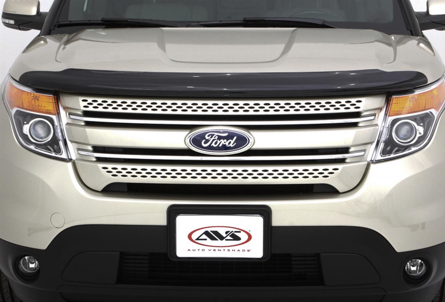 Husky Bugflectors II for 2011-2015 EXPLORER - 2815164 Bug Guard, Bugflector II, Bolt-on, Acrylic, Smoke, Ford, Each