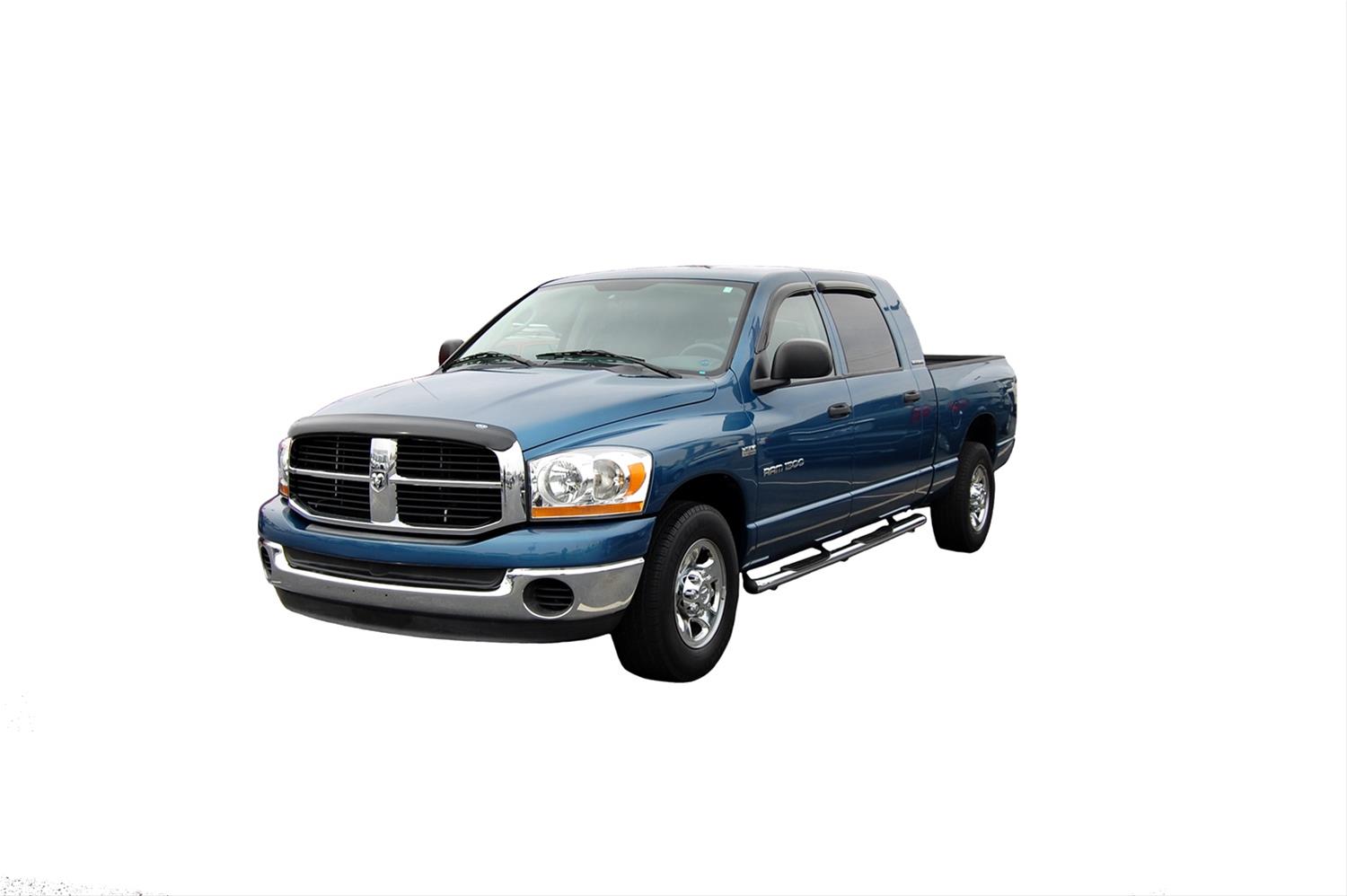 Husky Bugflectors II for 2006-2009 RAM 3500, 2500, 2006-2008 1500 - 2815430 Bug Guard, Bugflector II, Smoke, Dodge, Pickup, Each