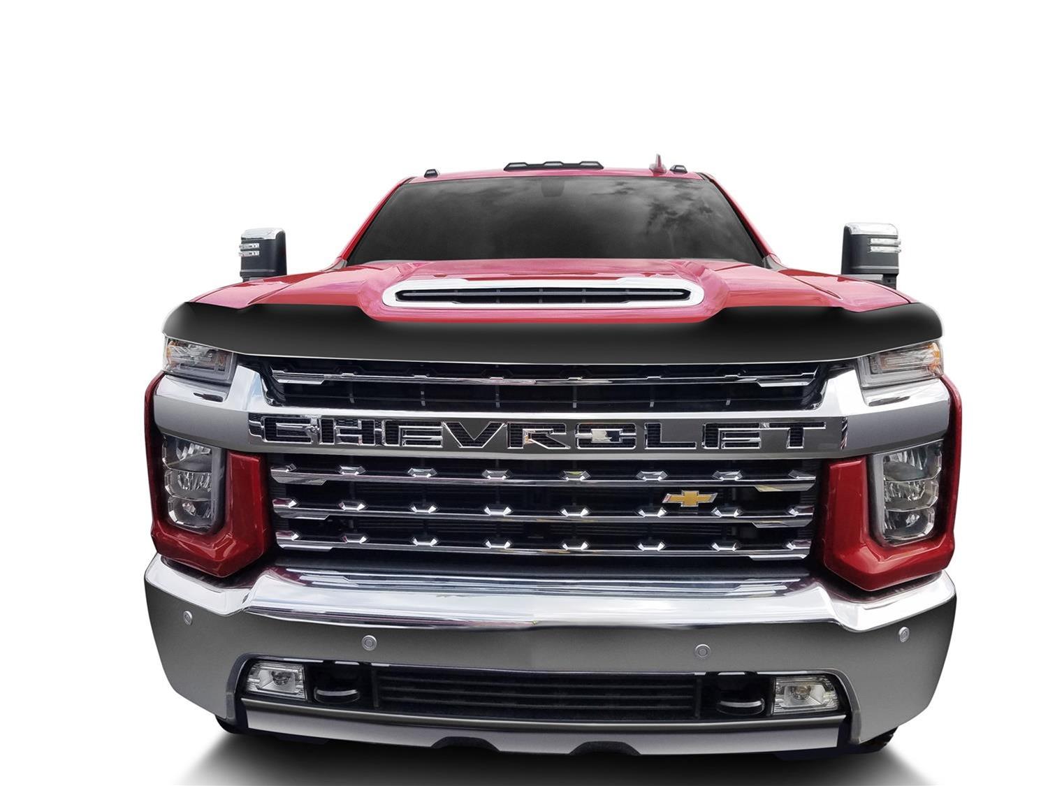 Husky Bugflectors II for 2020-2025 SILVERADO 2500 HD, 3500 HD - 2815711 Bug Guard, Bugflector II, Smoke, Chevy, Silverado, Each