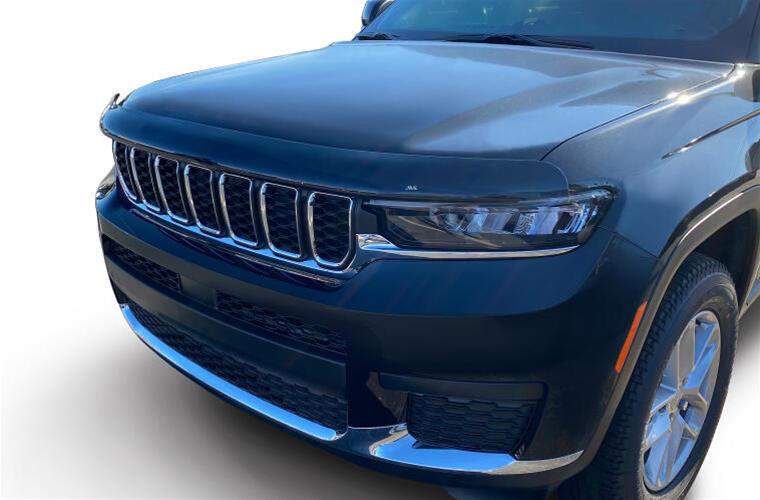 Husky Bugflectors II for 2022-2025 GRAND CHEROKEE, 2021-2025 CHEROKEE L - 2815962 Bug Guard, Bugflector II, Acrylic, Smoke, Jeep, Each