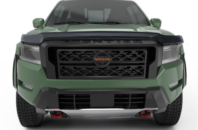 Husky Bugflectors II for 2022-2025 FRONTIER - 2815975 Bug Guard, Bugflector II, Acrylic, Smoke, Nissan, Each