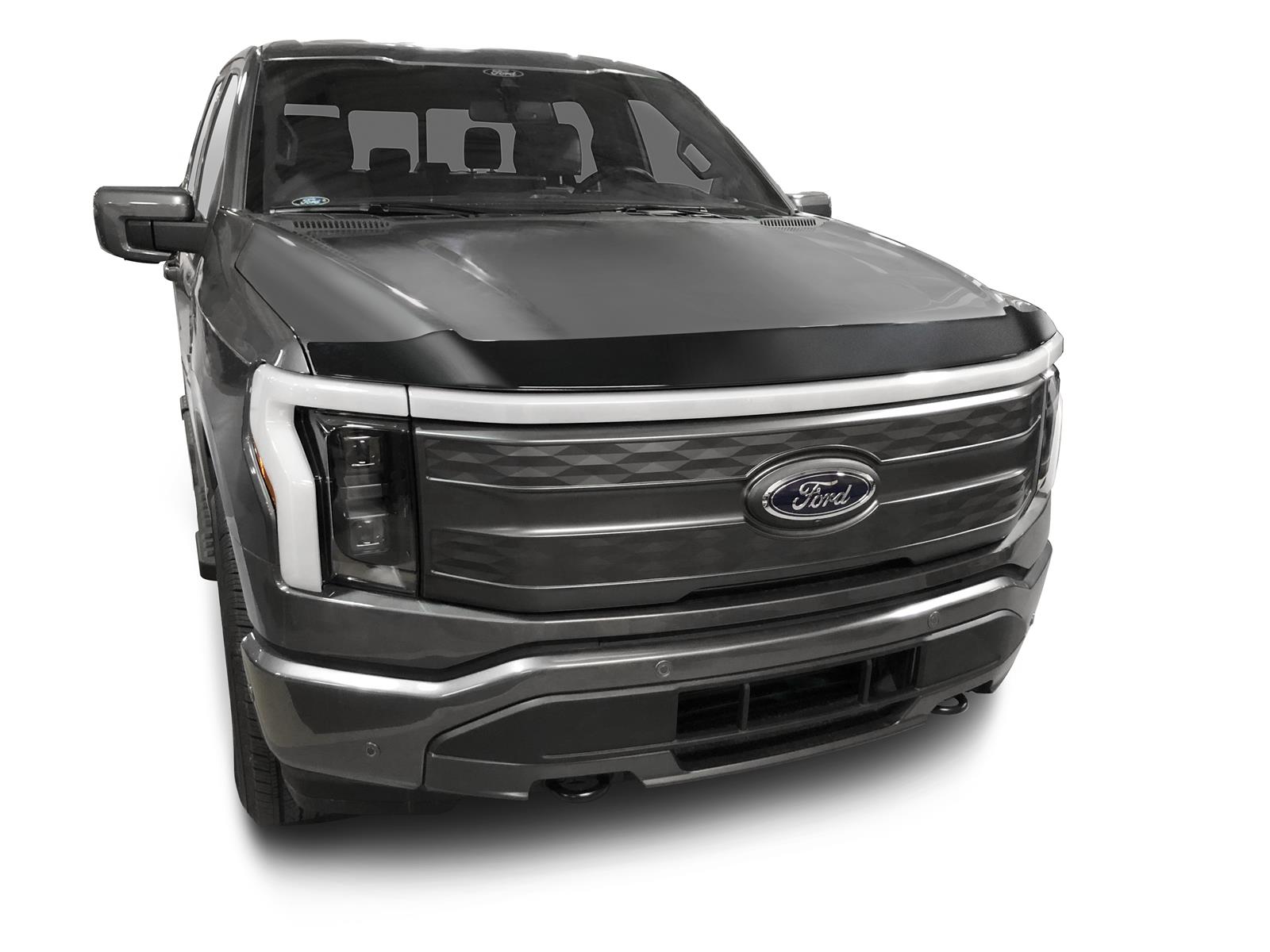 Husky Liners 23-24 Ford F-150 Lightning Aeroskin Hood Protector - Smoke thumbnail 3