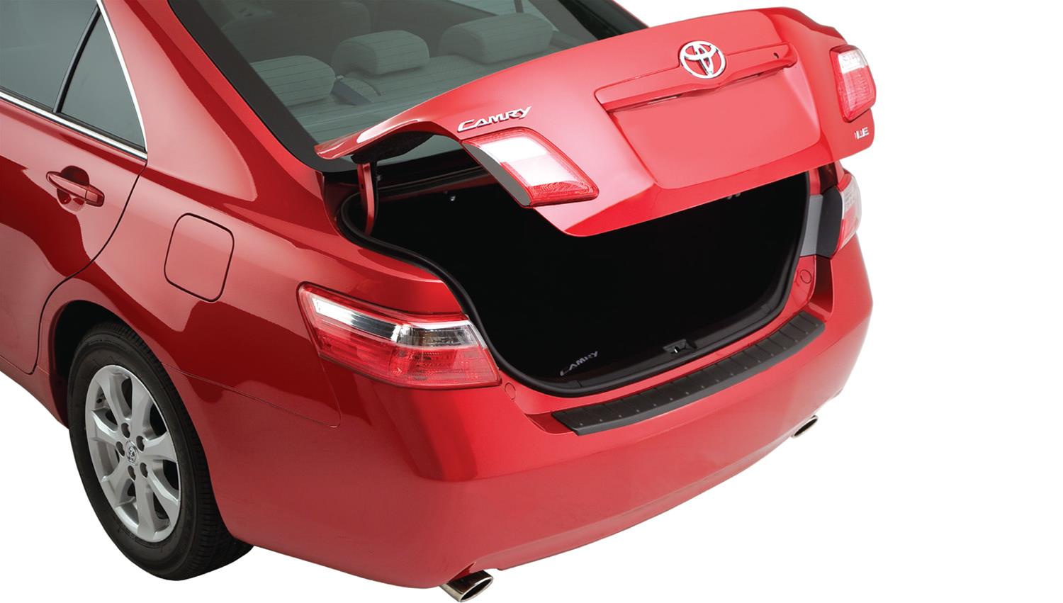 Auto Ventshade Bumper Protectors 34009 Protector, Rear, ABS Plastic, Black, Toyota, Each