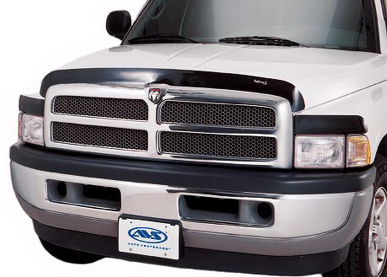 Husky Bugflectors II for 1994-2002 RAM 3500, 2500, 1994-2001 1500 - 2815551 Bug Guard, Bugflector Deluxe, Smoke, Dodge, Pickup, Sold as a Set of Three