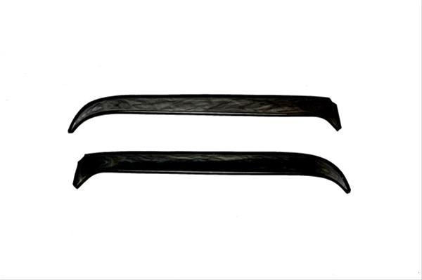 Auto Ventshade Stainless Steel Ventshades 52002 Side Window Visors, Ventshades, Screw-in, Steel, Polished, Front, Freightliner, Pair