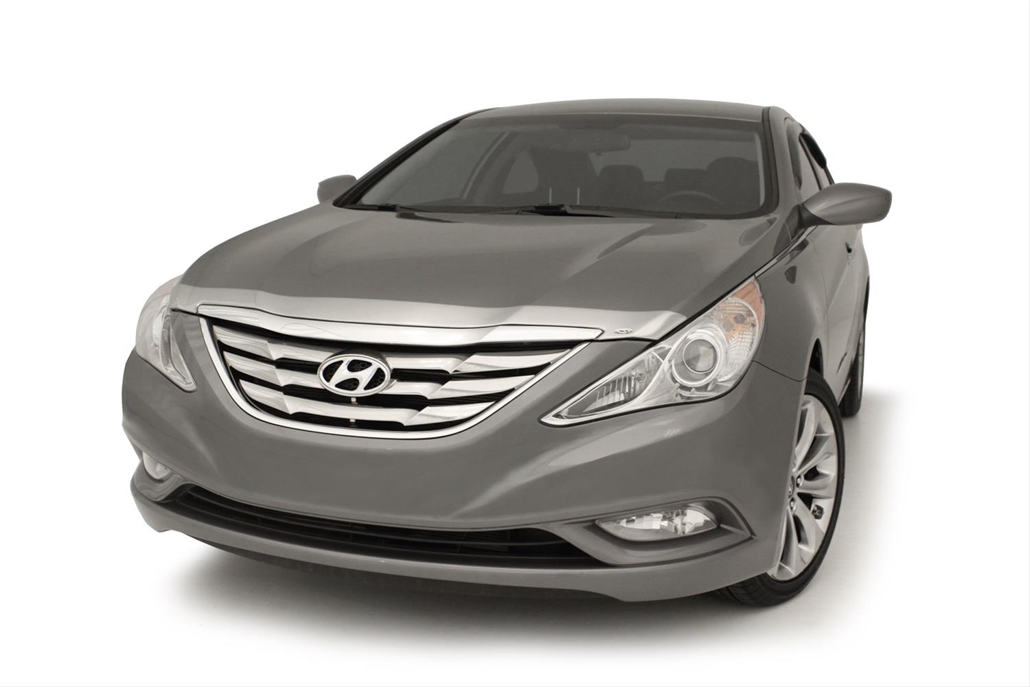 Husky Liners 11-14 Hyundai Sonata Aeroskin Hood Protector - Chrome