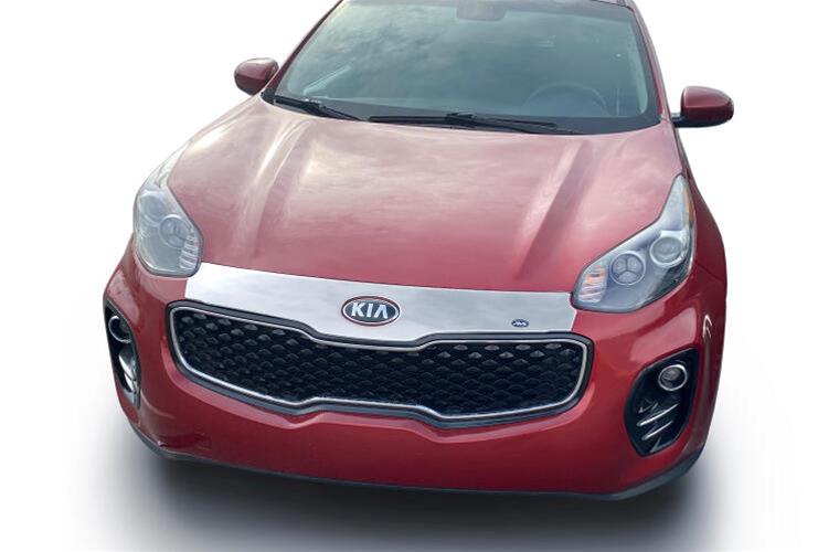Husky Liners 17-19 Kia Sportage Aeroskin Hood Protector - Chrome