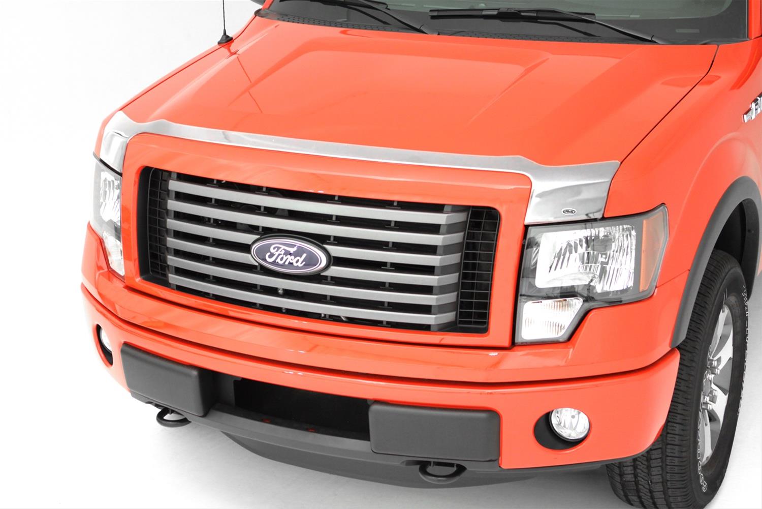 Husky Liners 09-14 Ford F-150 (Excl. Raptor) Aeroskin Hood Protector - Chrome thumbnail 2