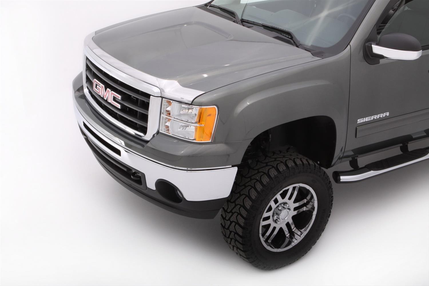 Husky Liners 07-13 GMC Sierra 1500 Aeroskin Hood Protector - Chrome