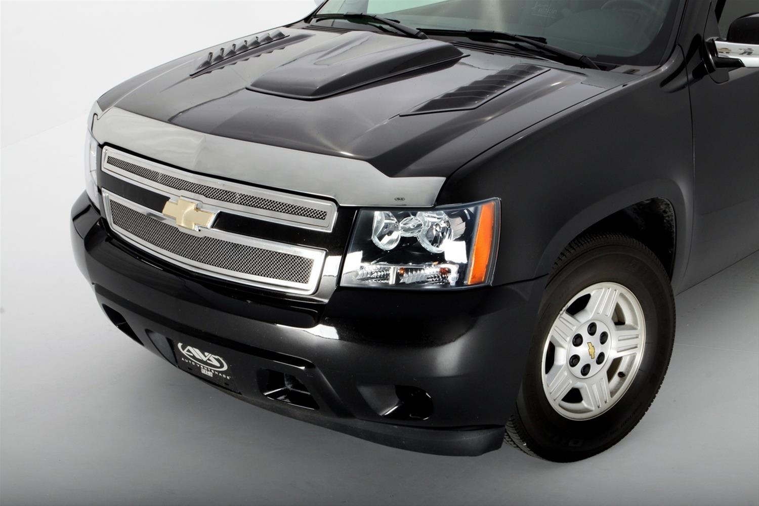 Husky Liners 07-14 Chevrolet Tahoe (Excl. Hybrid) Aeroskin Hood Protector - Chrome