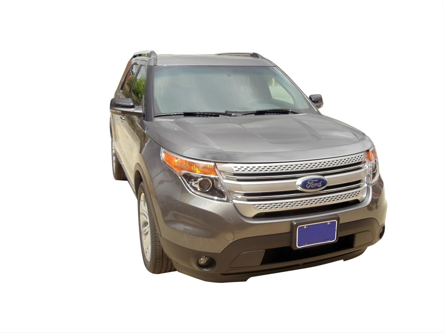 Husky Liners 11-15 Ford Explorer (Excl. Sport) Aeroskin Hood Protector - Chrome
