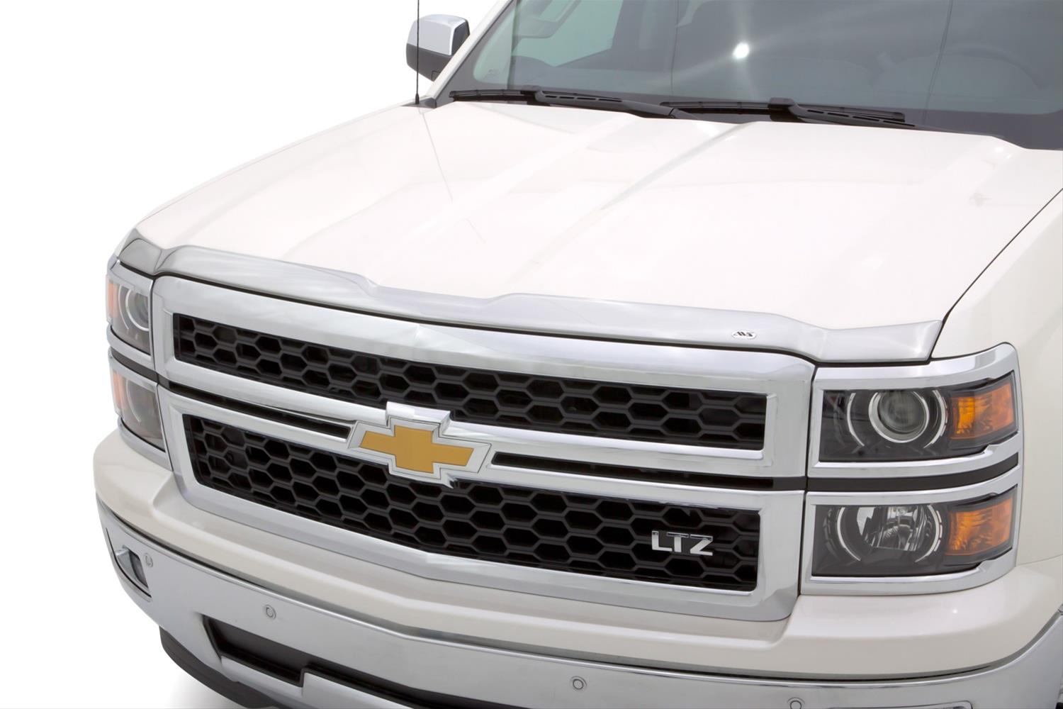 Husky Liners 14-15 Chevrolet Silverado 1500 Aeroskin Hood Protector - Chrome