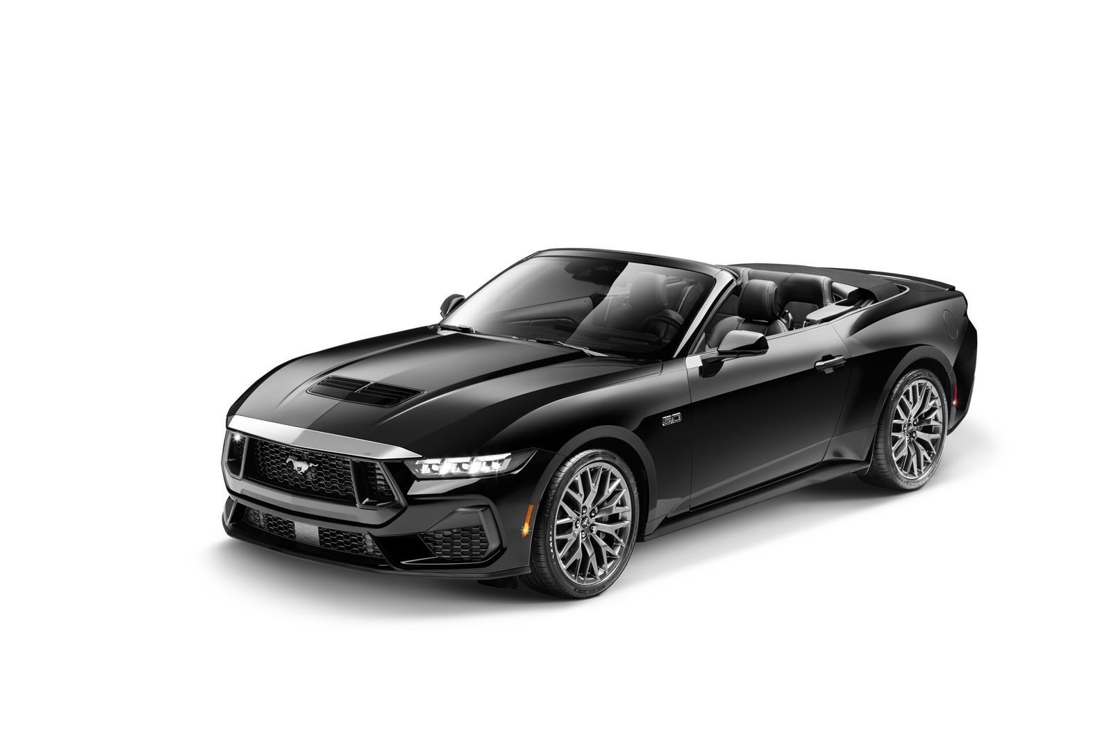Auto Ventshade Bug Guards 622212 AEROSKIN CHROME 2024-2024 FORD MUSTANG thumbnail 2