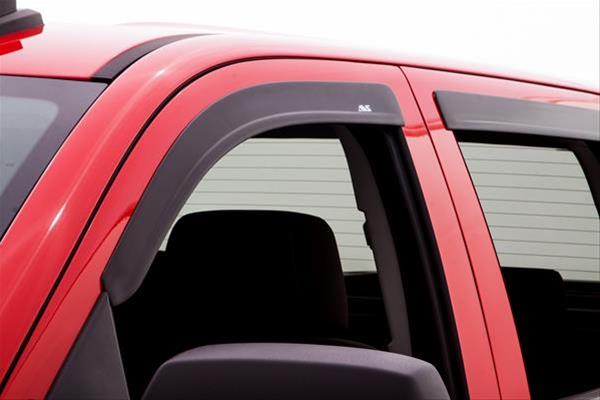 Husky Liners 07-13 Chevrolet Silverado 1500/2500/3500HD CC Ventvisor Low Profile 4pc - Matte Black thumbnail 3