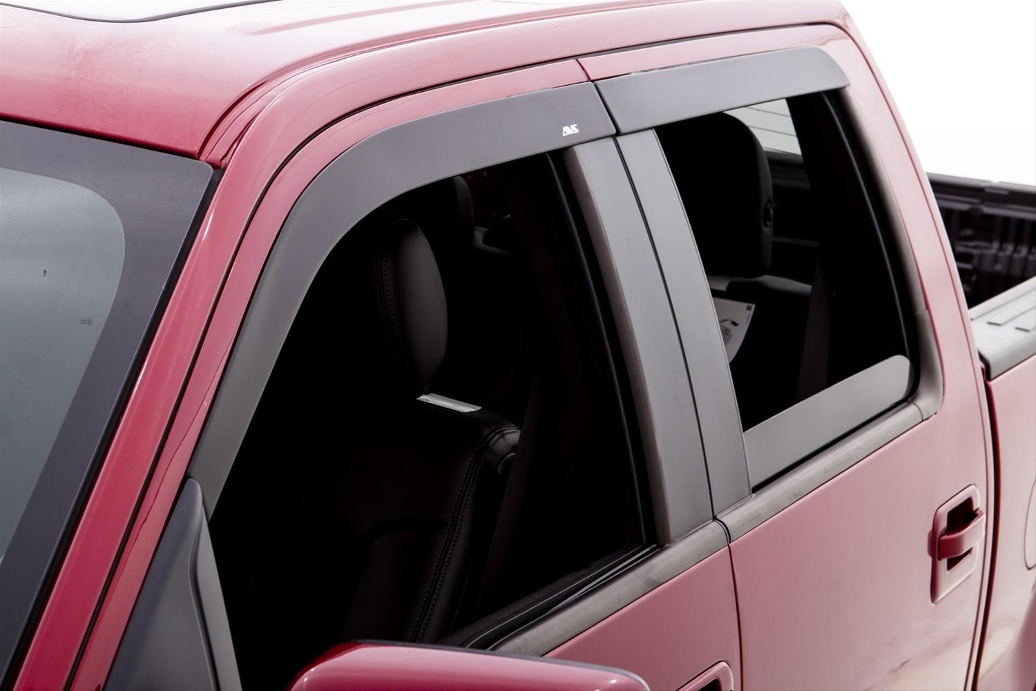 Husky Liners 05-20 Nissan Frontier CC Ventvisor Low Profile 4pc - Matte Black