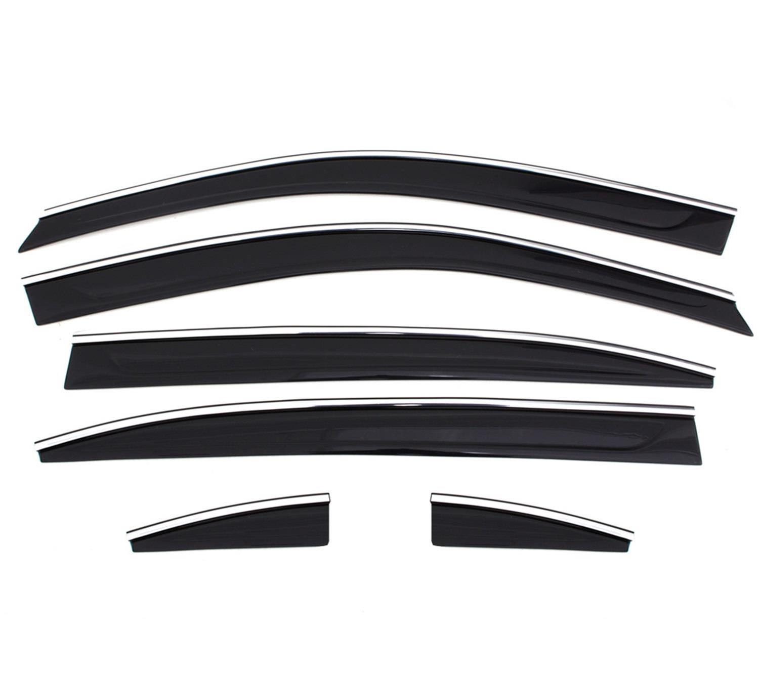 Husky Liners 14-20 Nissan Rogue Ventvisor Low Profile (4pc) - Chrome
