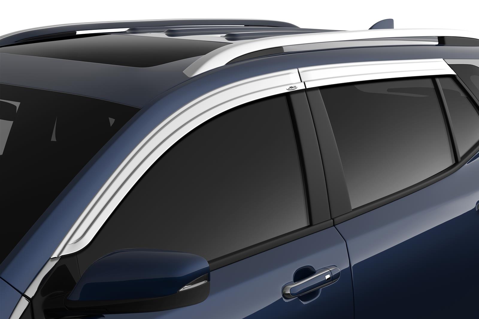 Auto Ventshade Side Window Visors 794059 VENTVISOR LOW PRO 4PC CHRM TRM 2018-2024 GMC TERRAIN thumbnail 2