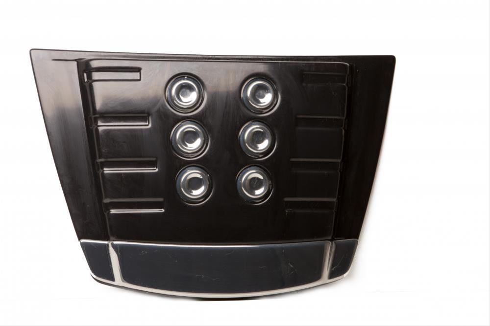 Auto Ventshade Eclipse Hood Scoops 80011 Scoop, Eclipse, Port Scoop Style, ABS Plastic, Black, 15 in. Width, 22 in. Length, 2 in. Height, Each thumbnail 2