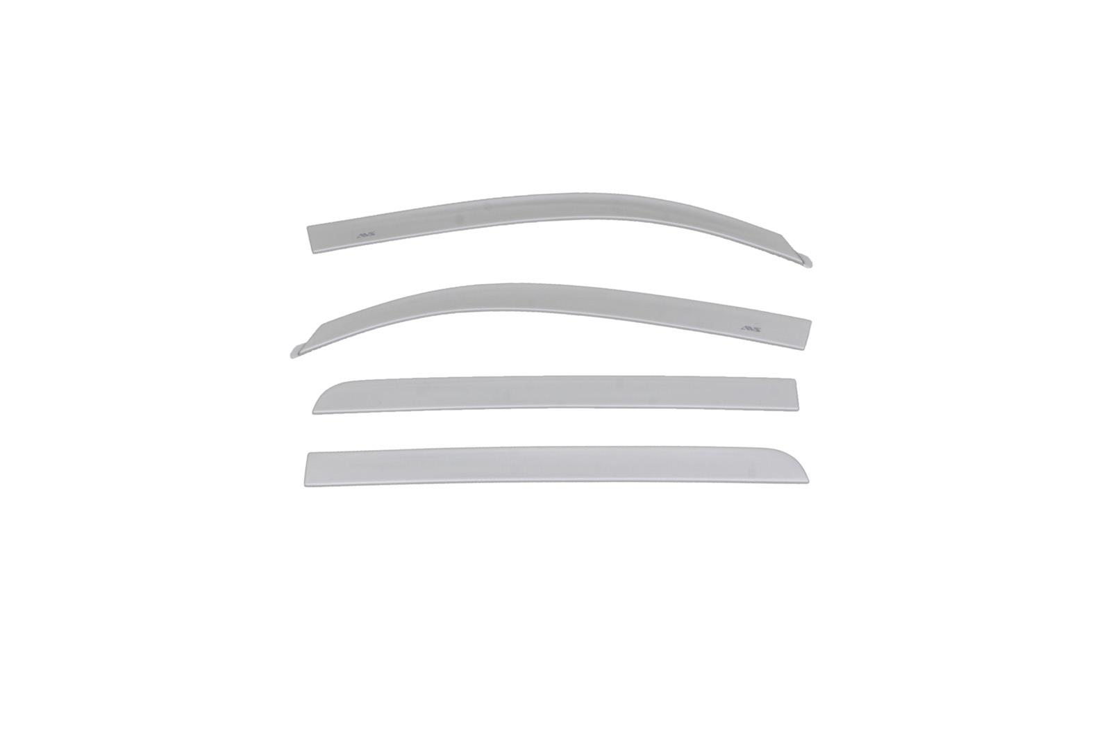 Auto Ventshade Low-Profile Deflectors 894012-1D6 Side Window Visor, Low-Profile, Front and Rear, Silver Sky Metallic, ABS Plastic, Adhesive Tape Installation, Toyota, Set of 4