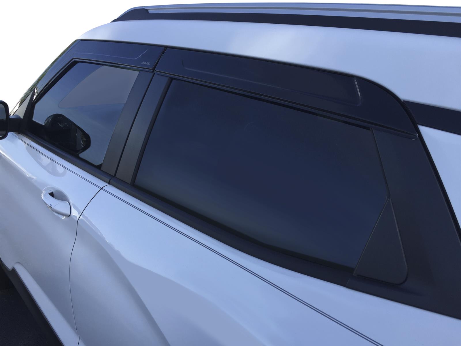 Auto Ventshade Low-Profile Ventvisors 894099 Side Window Visors, Ventvisors, Front and Rear, Acrylic, Smoke, Chevrolet, Set of 4