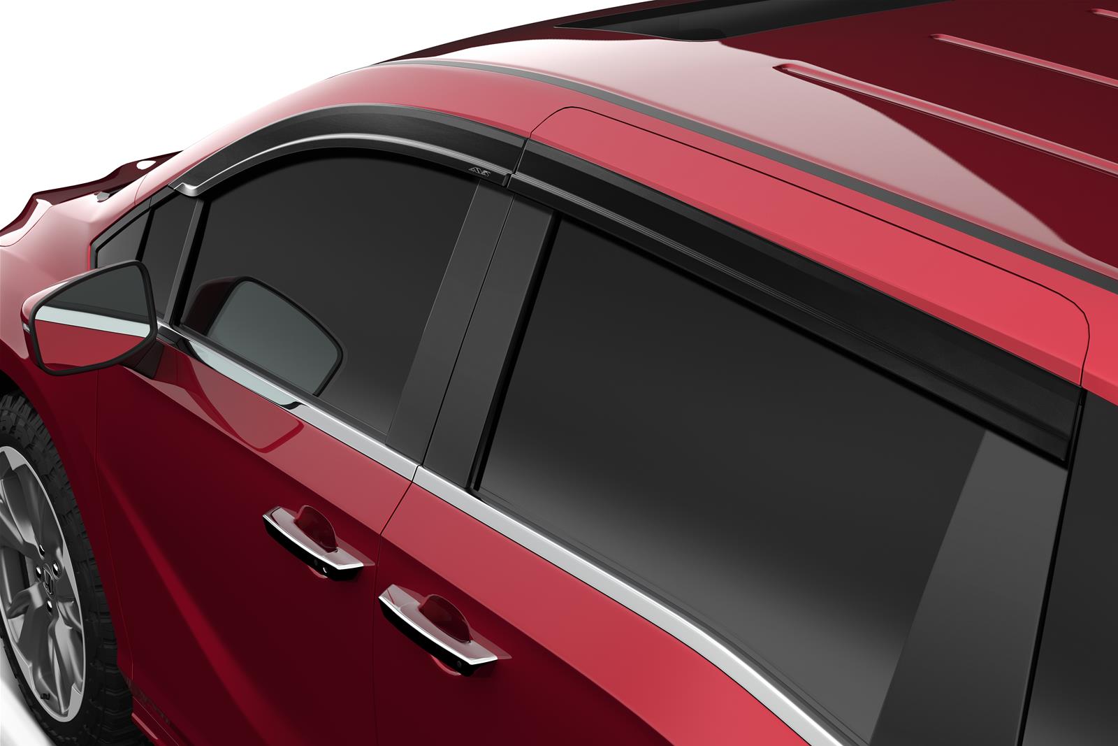 Auto Ventshade Side Window Visors 894117 VENTVISOR LOW PRO 4PC SMOKE 2018-2024 HONDA ODYSSEY