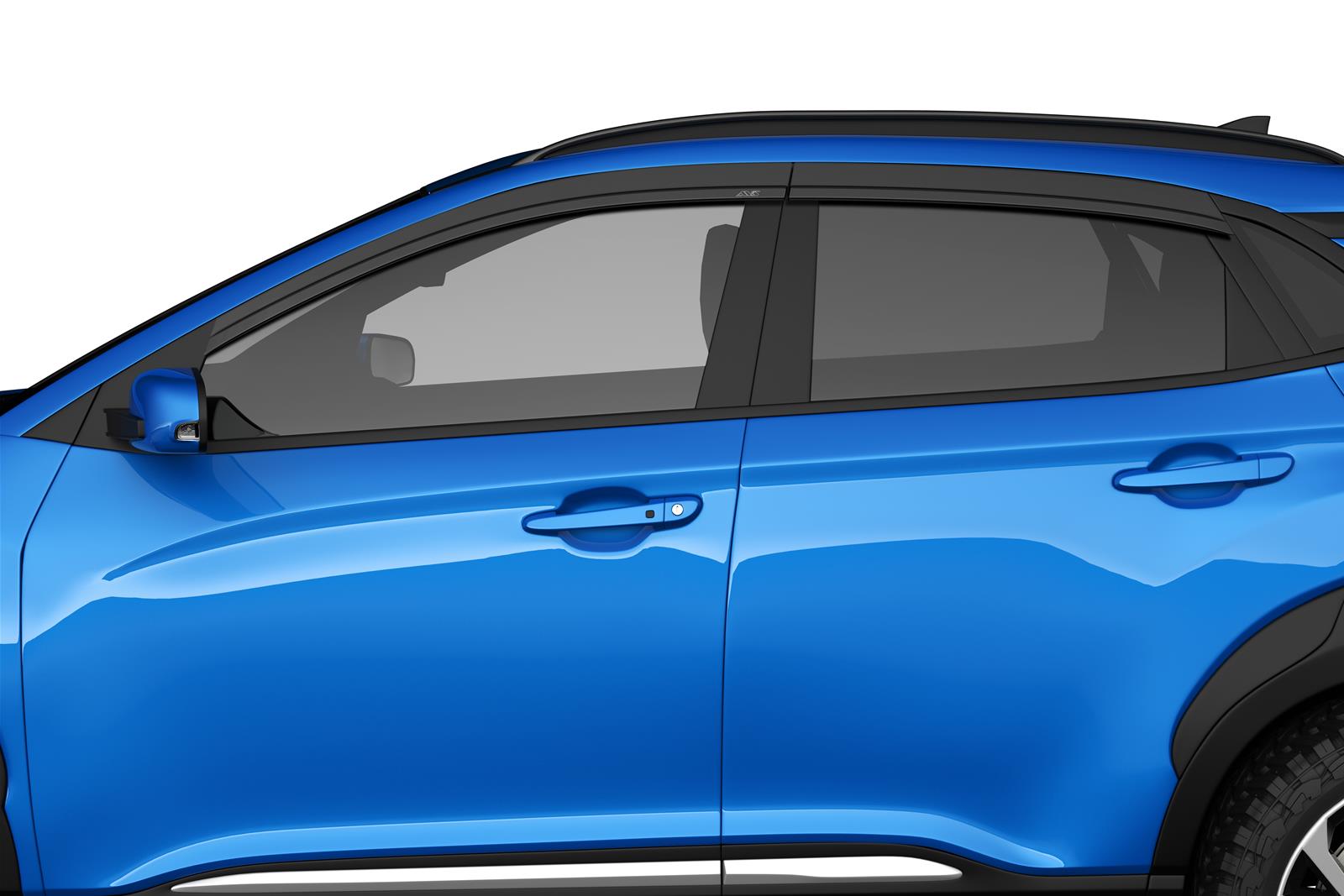 Auto Ventshade Side Window Visors 894122 VENTVISOR LOW PRO 4PC SMOKE 2020-2024 HYUNDAI KONA