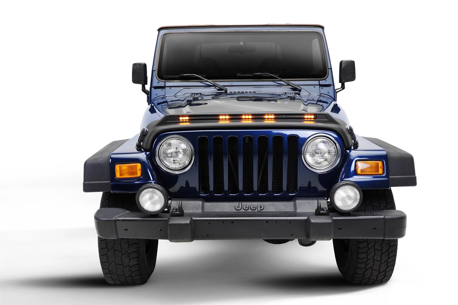 Auto Ventshade Bug Guards 953091 AEROSKIN LIGHTSHIELD PRO 1997-2006 JEEP WRANGLER(TJ)