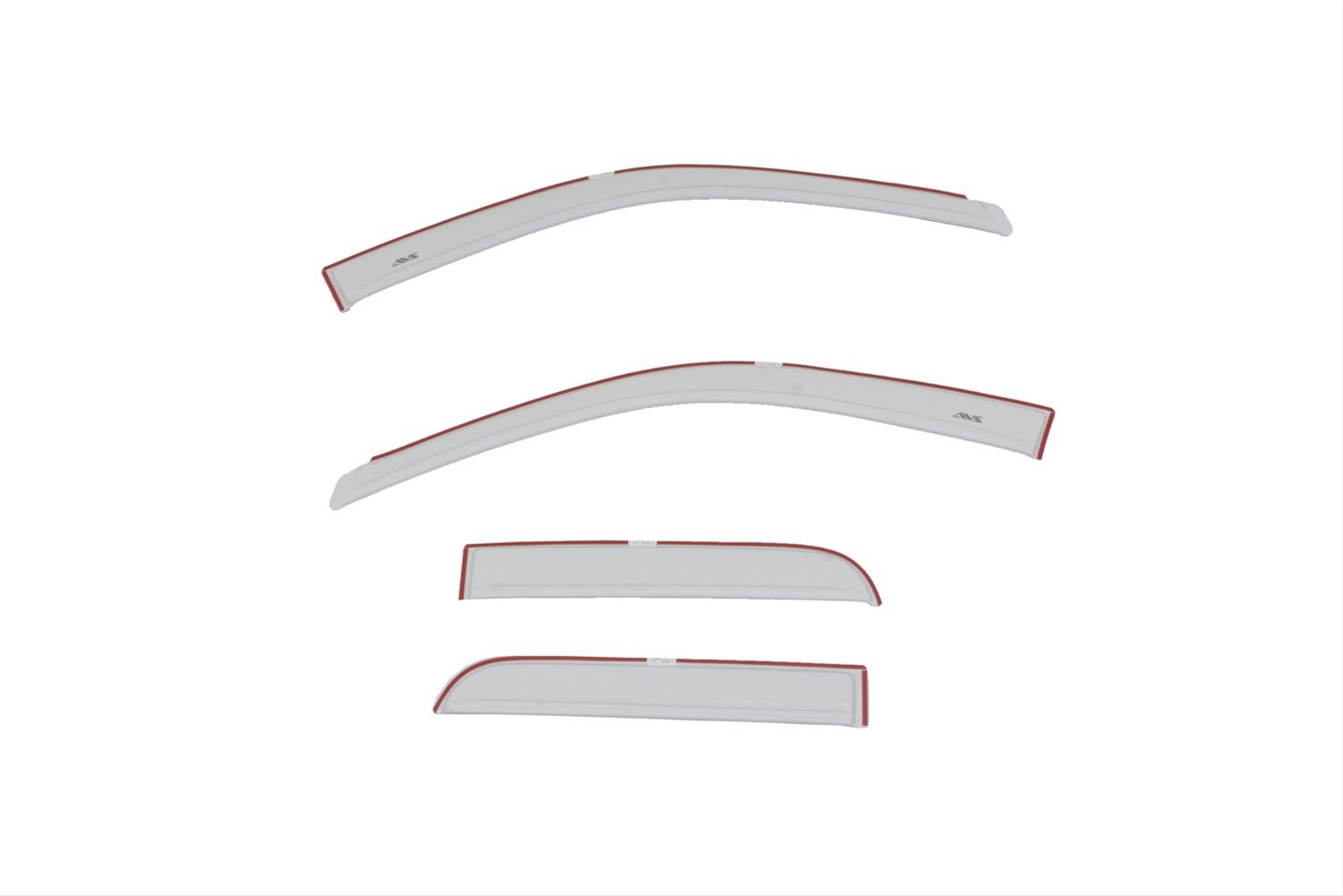 Husky Liners 09-18 Dodge RAM 1500 Quad Cab In-Channel Mount Ventvisor Low Profile (4pc) - Smoke thumbnail 3