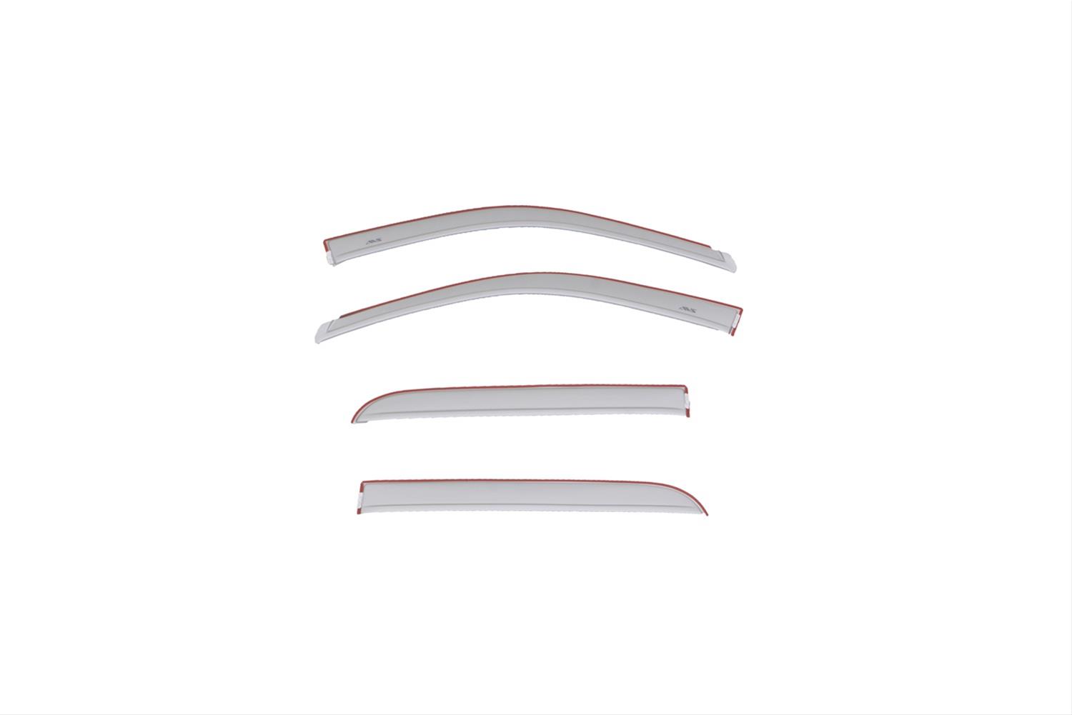 Husky Liners 09-18 Dodge RAM 1500 CC In-Channel Mount Ventvisor Low Profile (4pc) - Smoke thumbnail 5