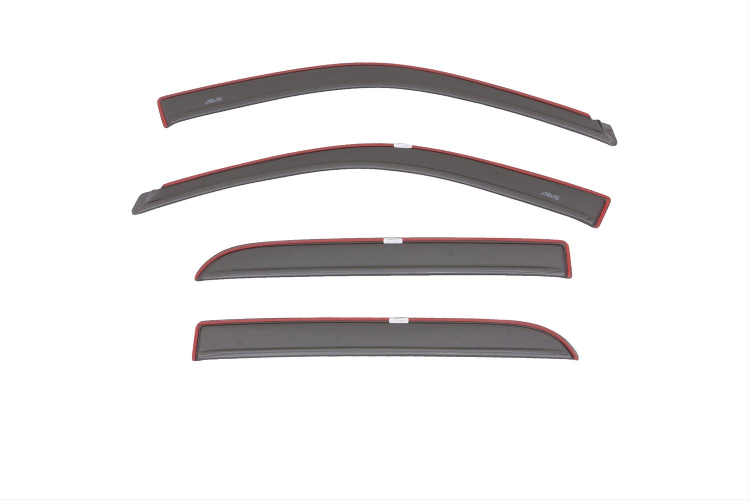 Husky Liners 09-18 Dodge RAM 1500 CC In-Channel Mount Ventvisor Low Profile (4pc) - Smoke