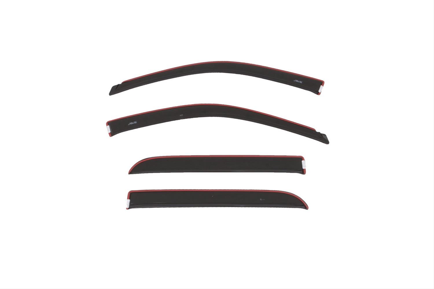Husky Liners 09-18 Dodge RAM 1500 CC In-Channel Mount Ventvisor Low Profile (4pc) - Smoke thumbnail 4