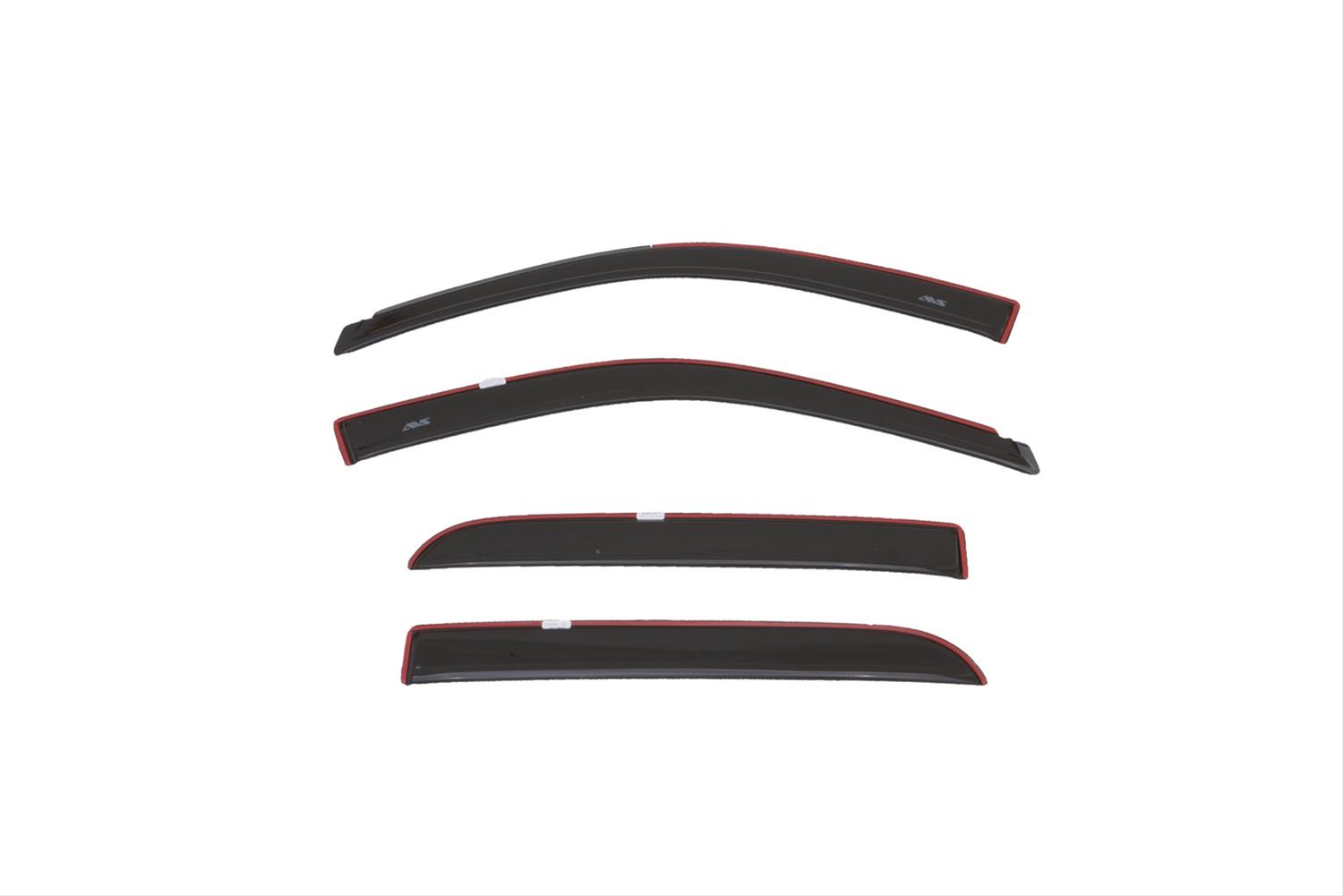 Husky Liners 09-18 Dodge RAM 1500 CC In-Channel Mount Ventvisor Low Profile (4pc) - Smoke thumbnail 2