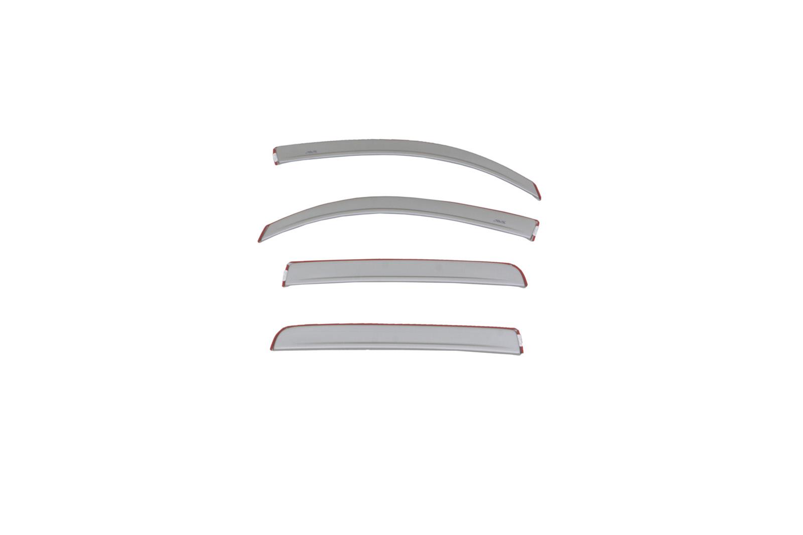 Auto Ventshade Low-Profile Ventvisors 994036-1D6 Side Window Visor, Low-Profile, Front and Rear, Silver Sky Metallic, ABS Plastic, Adhesive Tape Installation, Toyota, Set of 4