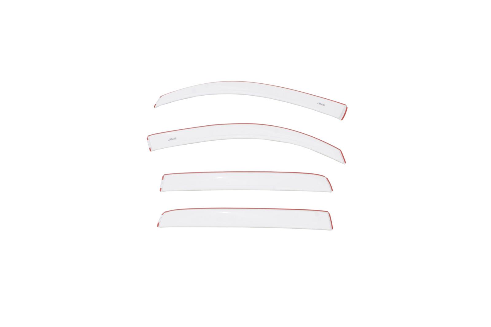 Auto Ventshade Low-Profile Ventvisors 994036-40 Side Window Visor, Low-Profile, Front and Rear, Super White, ABS Plastic, Adhesive Tape Installation, Toyota, Set of 4