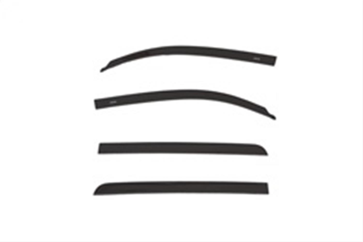 Husky Liners 16-23 Toyota Tacoma DC In-Channel Mount Ventvisor Low Profile (4pc) - Smoke