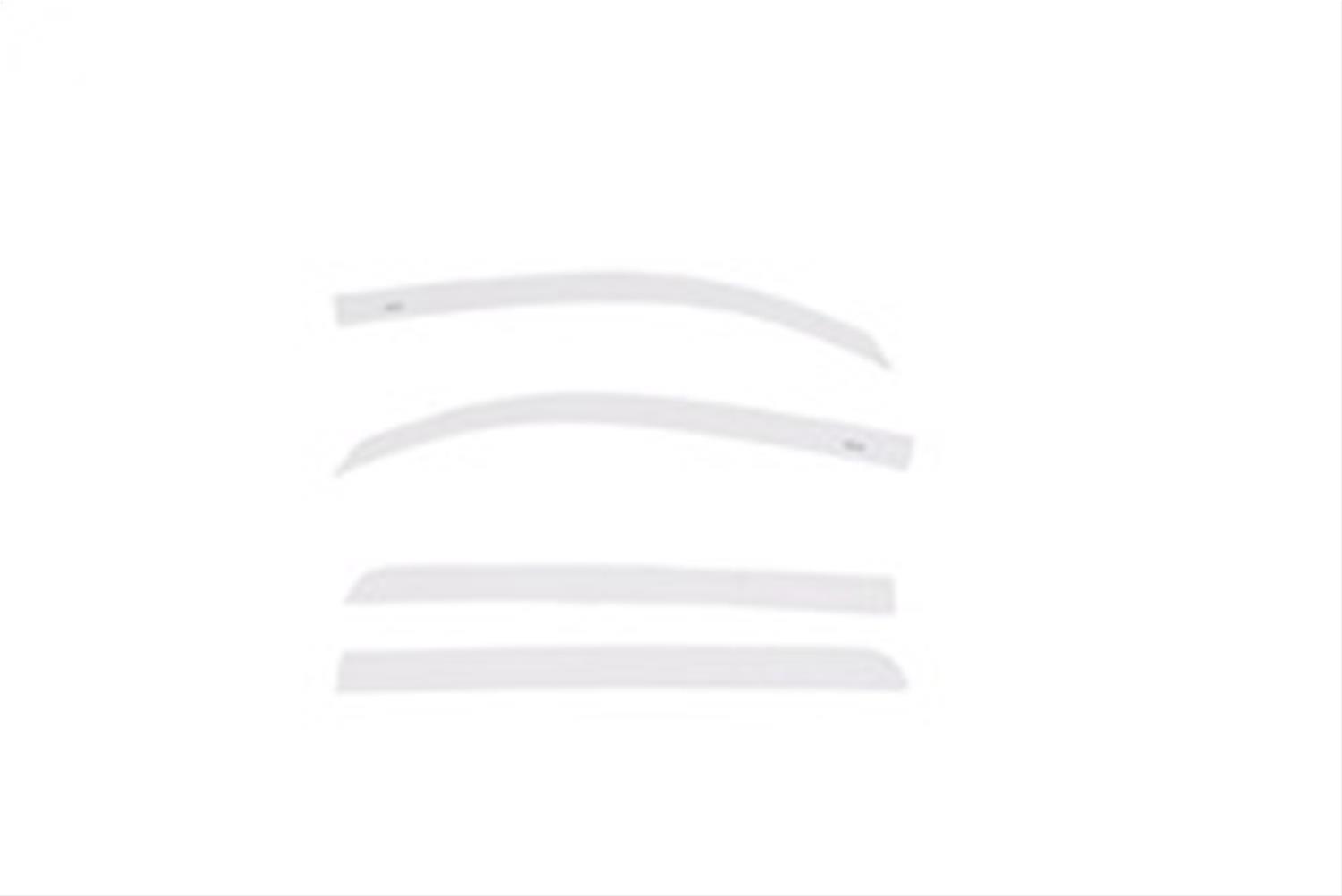 Husky Liners 16-23 Toyota Tacoma DC In-Channel Mount Ventvisor Low Profile (4pc) - Smoke thumbnail 2