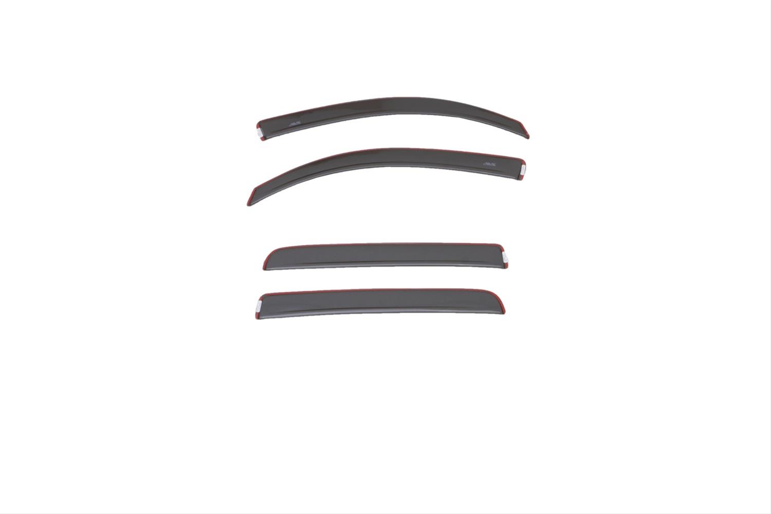Husky Liners 16-23 Toyota Tacoma DC In-Channel Mount Ventvisor Low Profile (4pc) - Smoke thumbnail 3